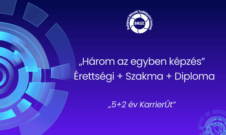 „Három az egyben képzés” = Érettségi + Szakma + Diploma 